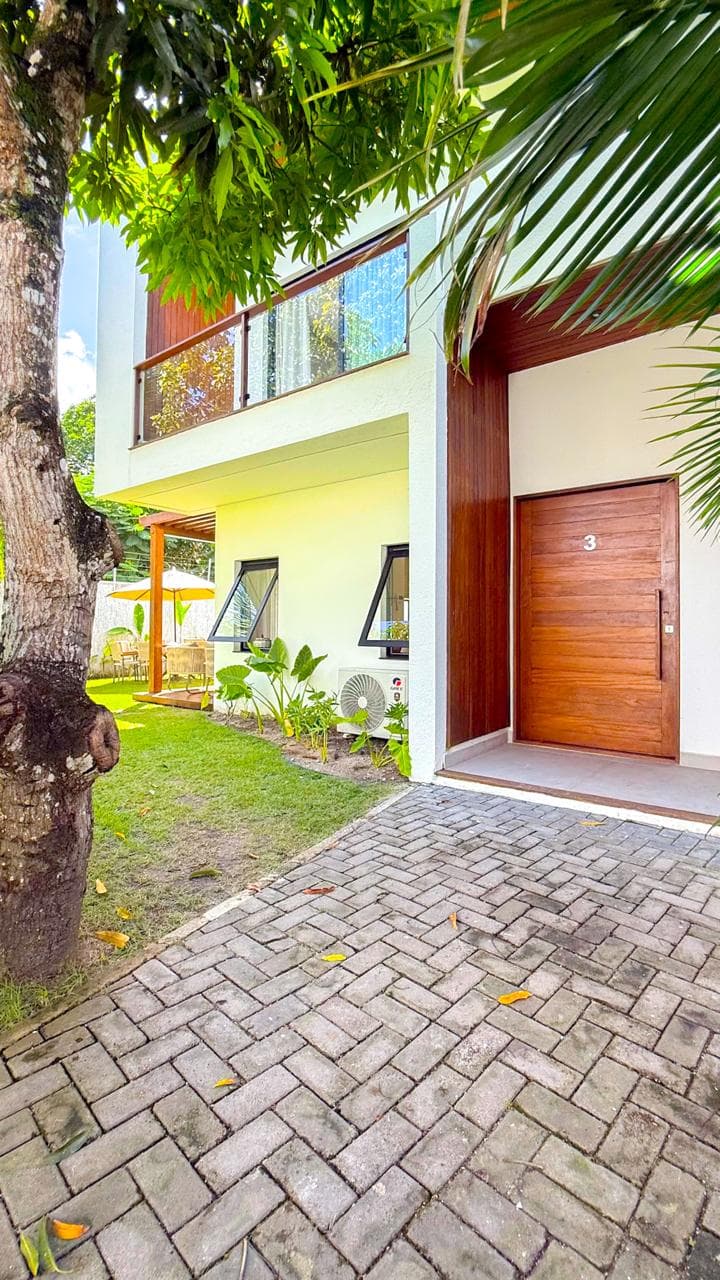 Área externa da Casa Brisa do Arraial, casa de temporada em Arraial d'Ajuda