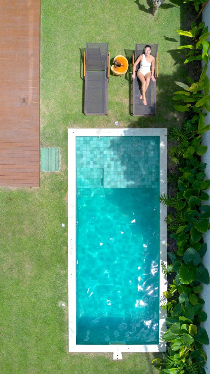 Área externa da Casa Brisa do Arraial, casa de temporada em Arraial d'Ajuda
