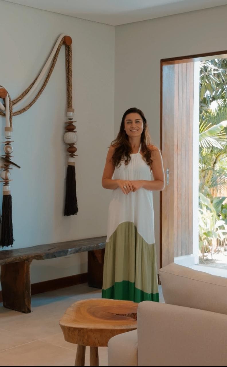 Angelita, anfitriã da Casa Brisa do Arraial