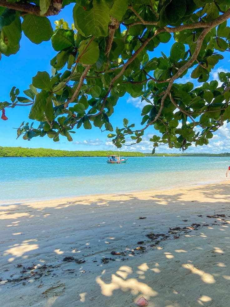 Vila de pescadores de Santo André, do outro lado da balsa de Porto Seguro